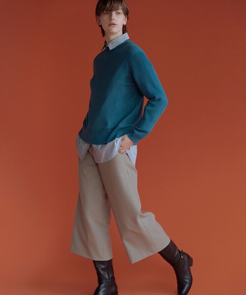 J.PRESS(ジェイプレス)の「エステネージュストライプ シャツ ブラウス(シャツ/ブラウス・レディース・ネイビー系1/ふじ色系2/ブラック系1・T13)」の5枚目の写真