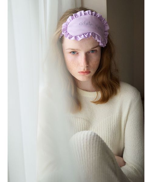 GELATO PIQUE ルームウェア+アイマスク フリルアイマスク（ルームウェア/パジャマ）｜gelato pique