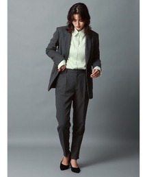 CIS.（シス）の「CIS. タックテーパードパンツ ウォッシャブル ポリエステル 無地（その他パンツ）」