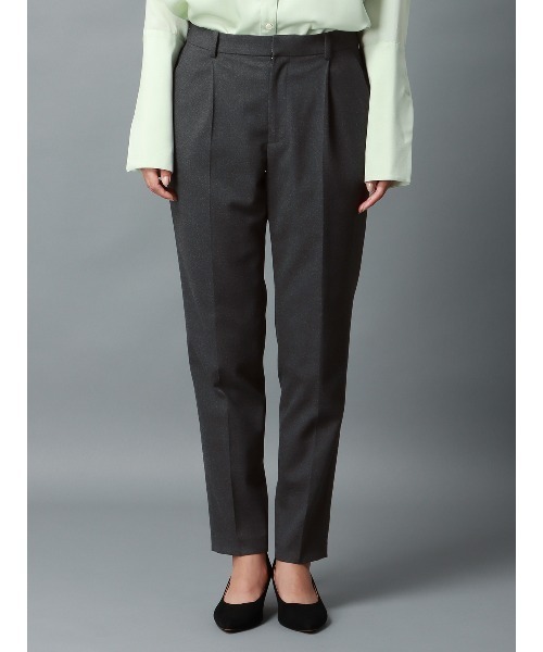 CIS.（シス）の「CIS． タックテーパードパンツ ウォッシャブル ポリエステル 無地（その他パンツ・レディース・カーキ/グレー・34(5号)/36(7号)/38(9号)/40(11号)）」の18枚目の写真