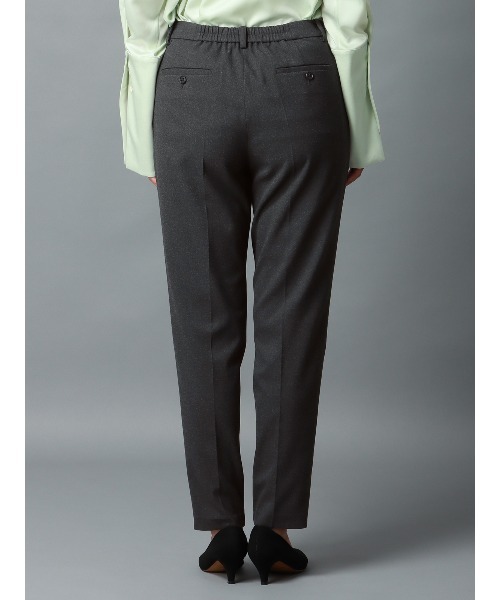 CIS.（シス）の「CIS． タックテーパードパンツ ウォッシャブル ポリエステル 無地（その他パンツ・レディース・カーキ/グレー・34(5号)/36(7号)/38(9号)/40(11号)）」の20枚目の写真