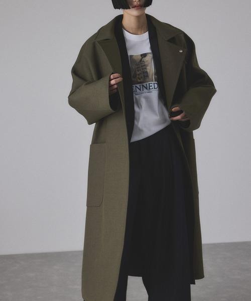 ソモウリバーロングコート（ステンカラーコート）｜ADAM ET ROPE