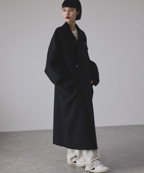ソモウリバーロングコート（ステンカラーコート）｜ADAM ET ROPE