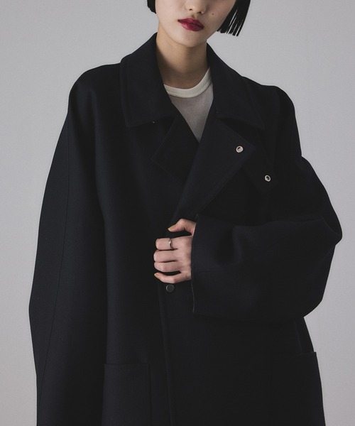 ソモウリバーロングコート（ステンカラーコート）｜ADAM ET ROPE