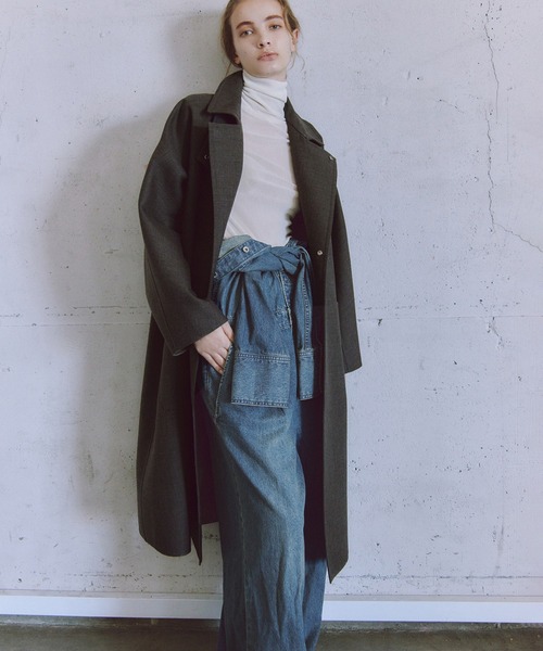ソモウリバーロングコート（ステンカラーコート）｜ADAM ET ROPE