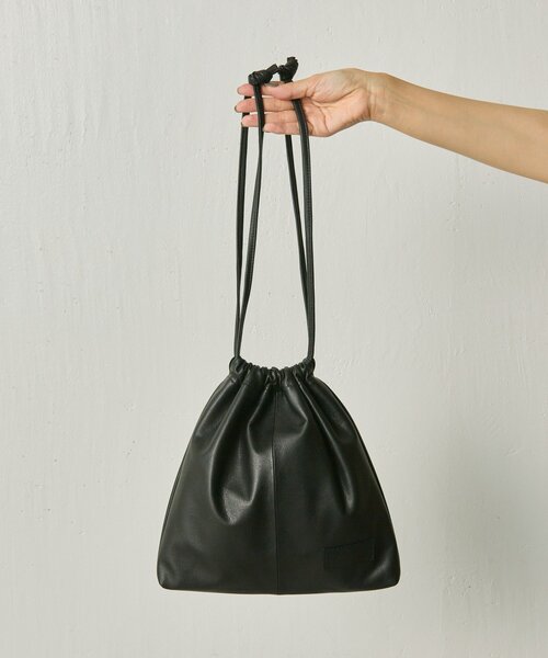 kawa-kawa(カワカワ)】NO1526巾着手提げバッグ（トートバッグ）｜ear