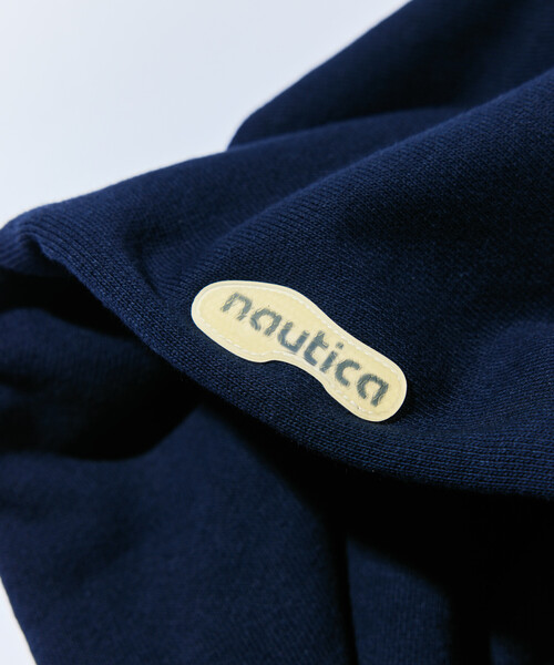 FREAK'S STORE(フリークスストア)の「Reebok × NAUTICA/リーボック × ノーティカ 【Exclusive】 ヘビーウェイト ダブルネームアーチロゴ ジップフーディー/クロップド丈 アーチロゴ スウェット/ジップパーカ(パーカー・レディース・ライトグレー/ネイビー・フリ-)」の9枚目の写真