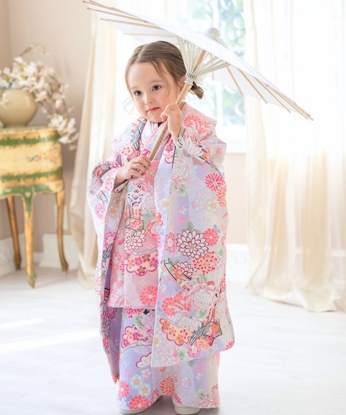 ❀Catherine Cottage着物ワンピース&被布セット セール】花柄織入り着物ワンピース＆ 被布セット（着物）｜Catherine
