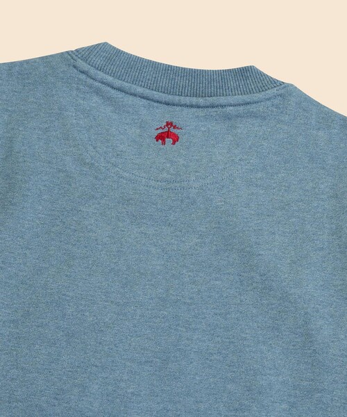 ブルックスブラザーズ（Brooks Brothers）/コットンフレンチテリー　ブックエンブロイダリー　スウェットシャツ セール】コットンフレンチテリー ブックエンブロイダリー スウェット