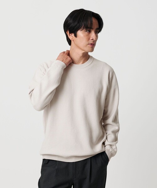 ガスコットン リンクス クルーネック ニット（ニット/セーター