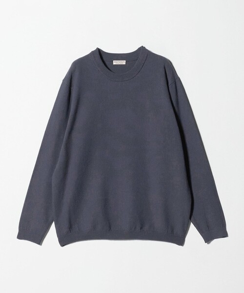 BEAUTY&YOUTH UNITED ARROWS(ビューティーアンドユースユナイテッドアローズ)の「ガスコットン リンクス クルーネック ニット(ニット/セーター・メンズ・コバルトブルー/ライトグレー/ブラック・XL/M/L/S)」の11枚目の写真