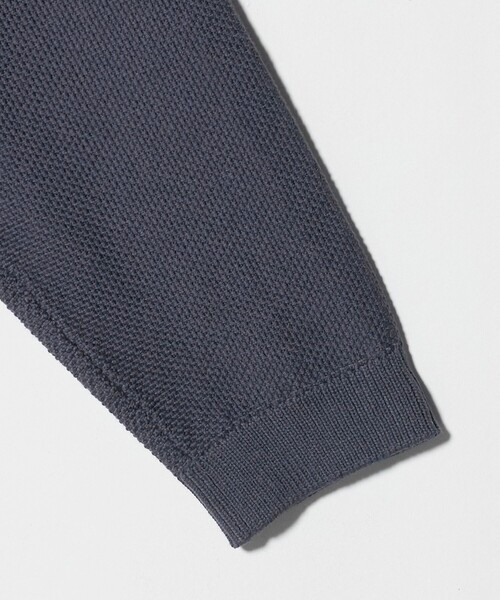 BEAUTY&YOUTH UNITED ARROWS(ビューティーアンドユースユナイテッドアローズ)の「ガスコットン リンクス クルーネック ニット(ニット/セーター・メンズ・コバルトブルー/ライトグレー/ブラック・XL/M/L/S)」の14枚目の写真