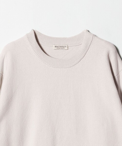 BEAUTY&YOUTH UNITED ARROWS(ビューティーアンドユースユナイテッドアローズ)の「ガスコットン リンクス クルーネック ニット(ニット/セーター・メンズ・コバルトブルー/ライトグレー/ブラック・XL/M/L/S)」の22枚目の写真