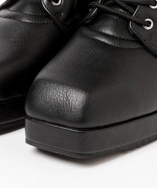 HARE（ハレ）の「MINIシャークレースアップブーツ(HARE)（ブーツ・メンズ・ブラック・MEDIUM/LARGE）」の8枚目の写真