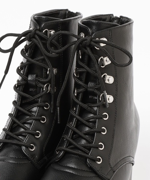 HARE（ハレ）の「MINIシャークレースアップブーツ(HARE)（ブーツ・メンズ・ブラック・MEDIUM/LARGE）」の9枚目の写真