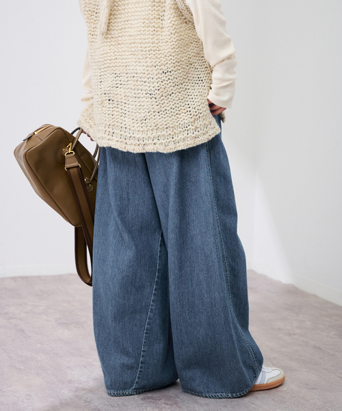 FRAMeWORK（フレームワーク）の「≪追加≫バレルフォルムデニムパンツ2（デニムパンツ・レディース・ネイビー/ブルー系その他・36/40/38）」の13枚目の写真