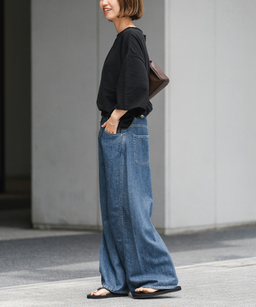 FRAMeWORK（フレームワーク）の「≪追加≫バレルフォルムデニムパンツ2（デニムパンツ・レディース・ネイビー/ブルー系その他・36/40/38）」の15枚目の写真