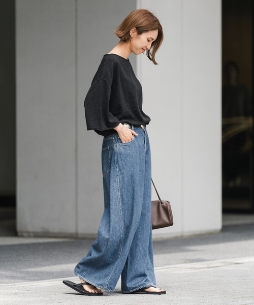 FRAMeWORK（フレームワーク）の「≪追加≫バレルフォルムデニムパンツ2（デニムパンツ・レディース・ネイビー/ブルー系その他・36/40/38）」の16枚目の写真