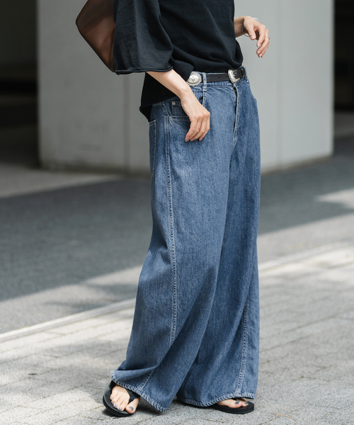 FRAMeWORK（フレームワーク）の「≪追加≫バレルフォルムデニムパンツ2（デニムパンツ・レディース・ネイビー/ブルー系その他・36/40/38）」の20枚目の写真