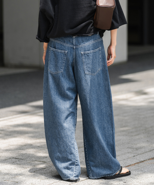 FRAMeWORK（フレームワーク）の「≪追加≫バレルフォルムデニムパンツ2（デニムパンツ・レディース・ネイビー/ブルー系その他・36/40/38）」の21枚目の写真