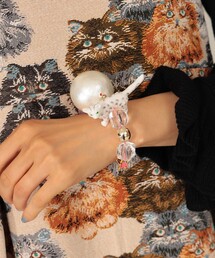 mmts（マミタス）の「【別注】Frou-Frou de Sucre / 猫カラーブレスレット（ブレスレット）」