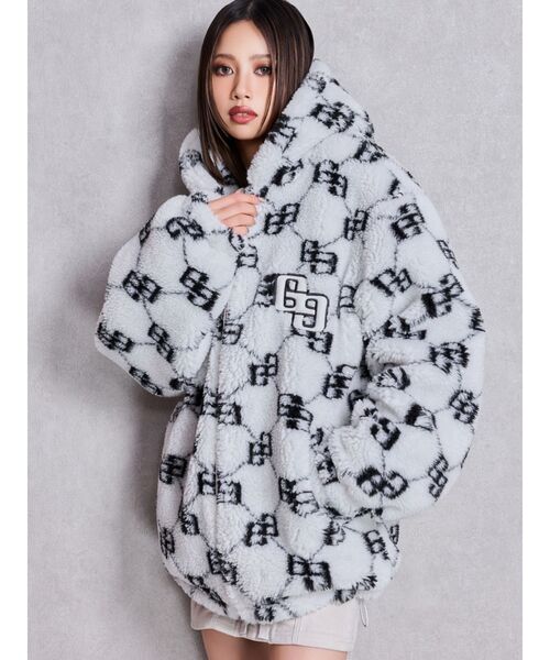 GGラメボアBIGブルゾン（ブルゾン）｜GYDA（ジェイダ）のファッション