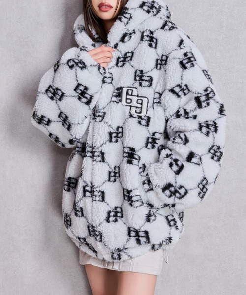 GGラメボアBIGブルゾン（ブルゾン）｜GYDA（ジェイダ）のファッション