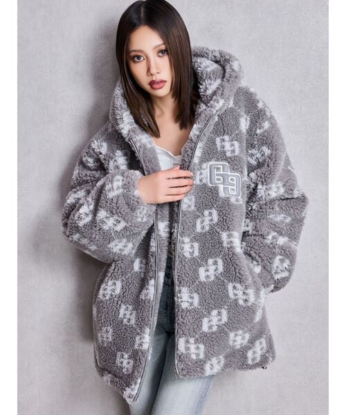 GGラメボアBIGブルゾン（ブルゾン）｜GYDA（ジェイダ）のファッション