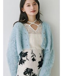 MERCURYDUO | 【WEB限定カラーあり】シャギークロップドカーディガン(カーディガン/ボレロ)