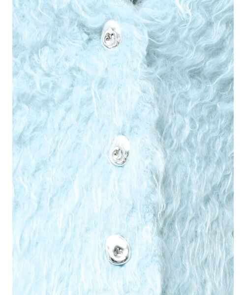 MERCURYDUO（マーキュリーデュオ）の「【WEB限定カラーあり】シャギークロップドカーディガン（カーディガン/ボレロ・レディース・ライトグレー/ピンク/ライトブルー/オフホワイト・FREE）」の21枚目の写真