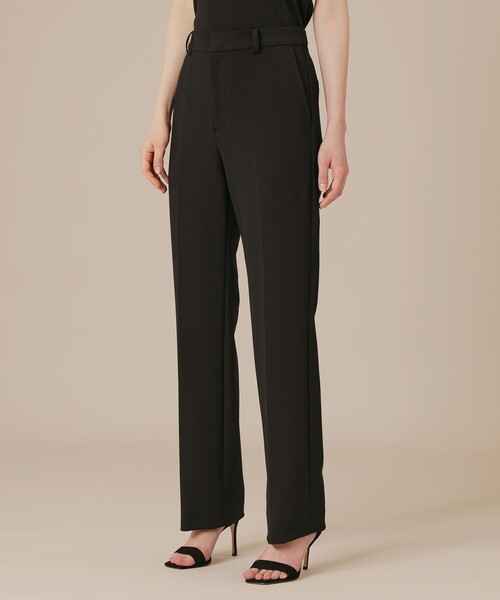 MACKINTOSH LONDON(マッキントッシュ ロンドン)の「【Precious12月号/婦人画報11月号掲載】ストレッチダブルクロスパンツ(その他パンツ・レディース・グレー系その他2/ブラック・36/38/40)」の7枚目の写真
