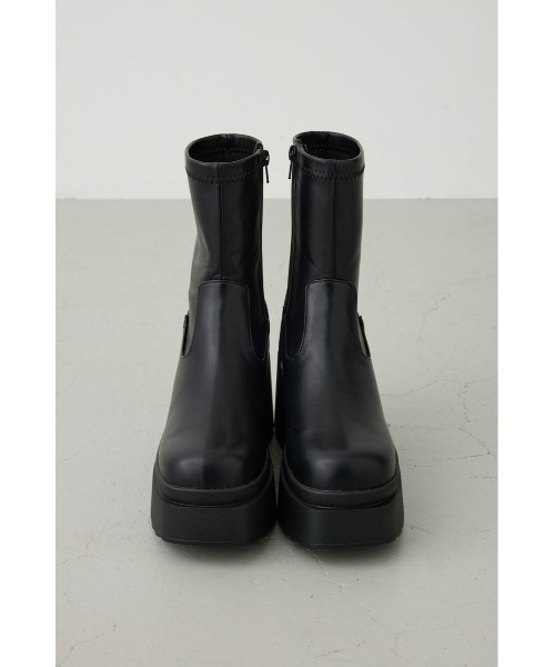 VENUSウェッジソールストレッチショートブーツ(ブーツ)|AZUL BY VENUSウェッジソールストレッチショートブーツ(ブーツ)|AZUL BY