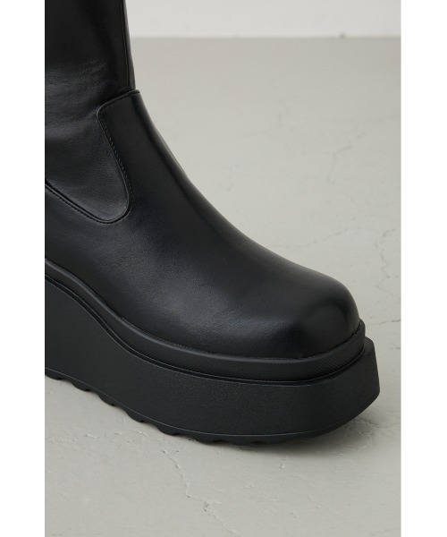 AZUL by moussy ウェッジソールストレッチショートブーツ　新品　M VENUSウェッジソールストレッチショートブーツ（ブーツ）｜AZUL BY