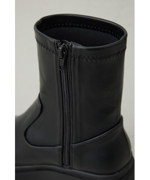 VENUSウェッジソールストレッチショートブーツ（ブーツ）｜AZUL BY