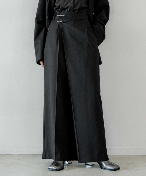 HARE（ハレ）の「KANAGUアシメワイドパンツ(HARE)（スラックス）」 - WEAR