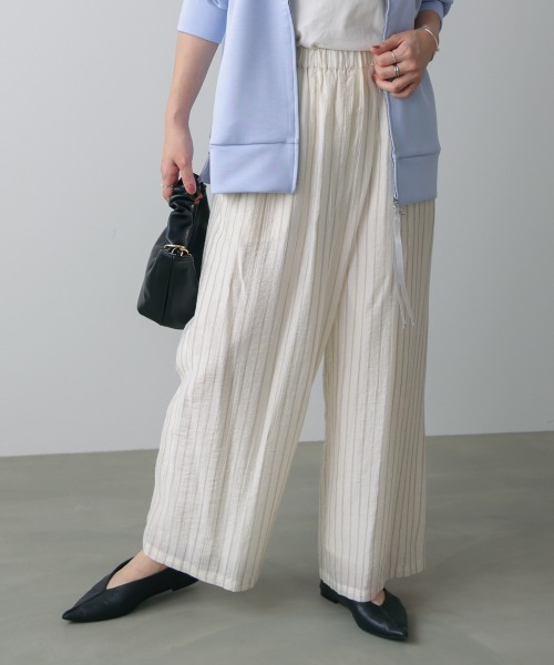 Bou Jeloud(ブージュルード)の「シルク調カシュクールパンツ(その他パンツ・レディース・A/ブラック・38)」の2枚目の写真