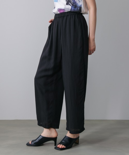 Bou Jeloud(ブージュルード)の「シルク調カシュクールパンツ(その他パンツ・レディース・A/ブラック・38)」の11枚目の写真