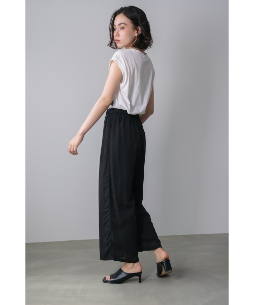 Bou Jeloud(ブージュルード)の「シルク調カシュクールパンツ(その他パンツ・レディース・A/ブラック・38)」の12枚目の写真