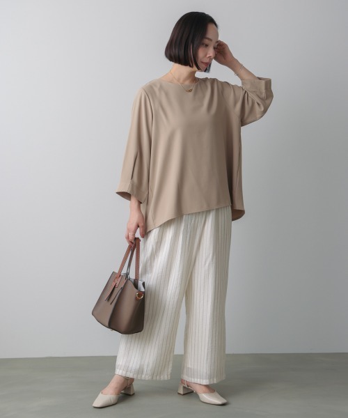 Bou Jeloud(ブージュルード)の「シルク調カシュクールパンツ(その他パンツ・レディース・A/ブラック・38)」の4枚目の写真