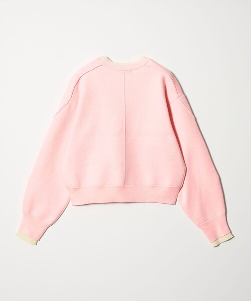 EMMEL REFINES（エメルリファインズ）の「＜EMMEL REFINES＞EM HW スウェットライク ニット プルオーバー（ニット/セーター・レディース・オフホワイト/ライトピンク・FREE）」の11枚目の写真