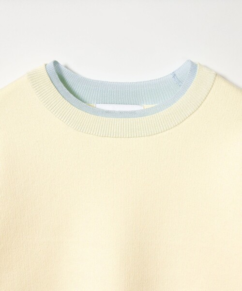 EMMEL REFINES（エメルリファインズ）の「＜EMMEL REFINES＞EM HW スウェットライク ニット プルオーバー（ニット/セーター・レディース・オフホワイト/ライトピンク・FREE）」の19枚目の写真