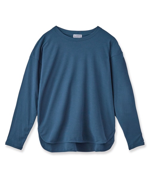 LA MARINE FRANCAISE（マリン フランセーズ）の「ベアフライスクルーネックプルオーバー（Tシャツ/カットソー・レディース・オフホワイト/チャコールグレー/ブルー・FREE）」の3枚目の写真