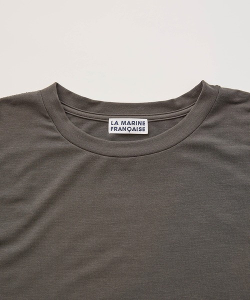 LA MARINE FRANCAISE（マリン フランセーズ）の「ベアフライスクルーネックプルオーバー（Tシャツ/カットソー・レディース・オフホワイト/チャコールグレー/ブルー・FREE）」の8枚目の写真