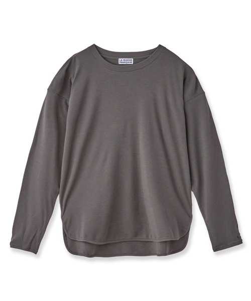 LA MARINE FRANCAISE（マリン フランセーズ）の「ベアフライスクルーネックプルオーバー（Tシャツ/カットソー・レディース・オフホワイト/チャコールグレー/ブルー・FREE）」の7枚目の写真