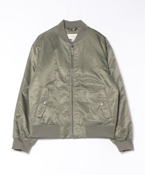 Calvin Klein(カルバン・クライン)の「CKJ MA-1 ナイロンボンバージャケット LS NYLON BOMBER JACKET(MA-1・メンズ・オリーブ/ブラック/ネイビー・XL/L/M)」の11枚目の写真
