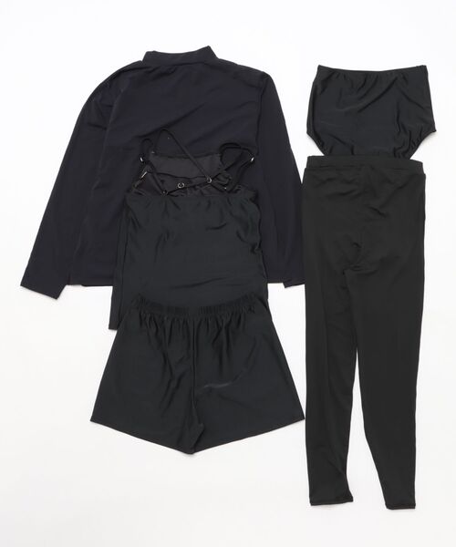 セール】【OP/オーピー】レディースモックネックラッシュガード付き