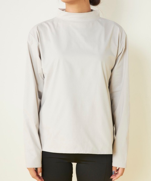 セール】【OP/オーピー】レディースモックネックラッシュガード付き