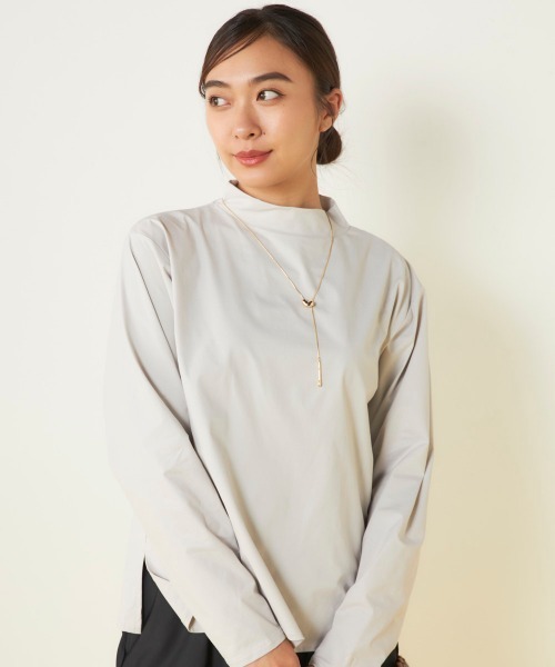 Ocean Pacific（オーシャンパシフィック）の「【OP/オーピー】レディースモックネックラッシュガード付き水着5点セット　ヨガウェア ピラティス トレーニングウェア（水着・レディース・ブラック/ベージュ/チャコールグレー・LARGE/X-LARGE/MEDIUM）」の14枚目の写真