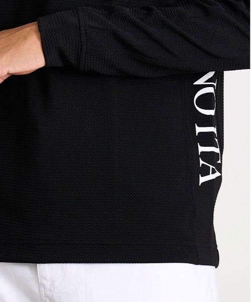 VIOLA(ヴィオラ)の「『VIOLA rumore/ヴィオラ ルモーレ』プリント入り切替Vネックフクレ長袖カットソー(Tシャツ/カットソー・メンズ・ホワイト/ブラック/ホワイト×ブラック・XL/L/M)」の13枚目の写真