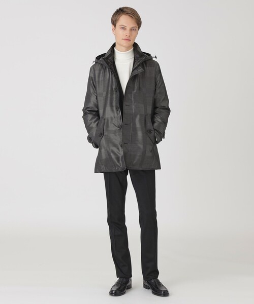 BLACK LABEL CRESTBRIDGE(ブラックレーベル・クレストブリッジ)の「シャドーチェック10monthショートパーカー(ブルゾン・メンズ・ネイビー/グリーン系その他7/グレー系その他・M/L/XL)」の4枚目の写真